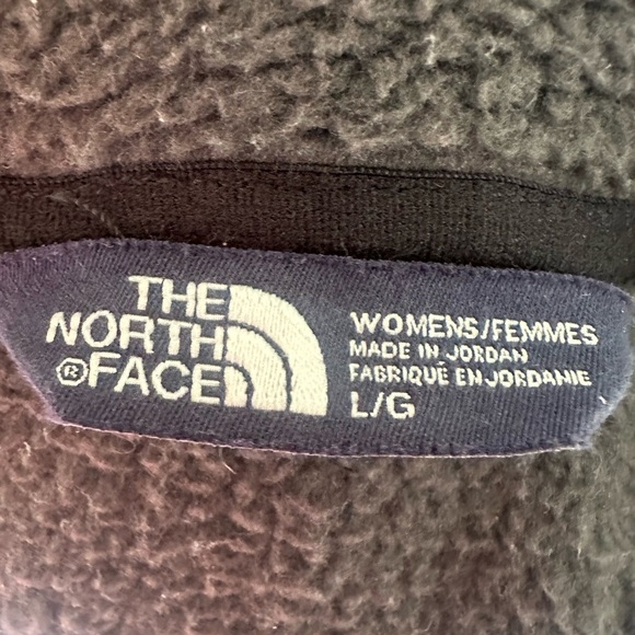 The North Face Charcoal Zip-Up Fleece Cozy Soft Outdoor Layer Sz L - Picture 7 of 12